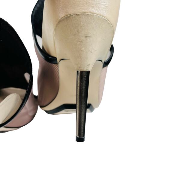 3.1 Phillip Lim Aria Suede Mule Sandal Black Mauve 7 - Picture 11 of 15